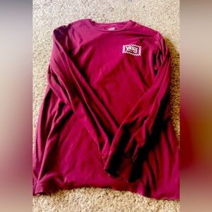 Vans Shirt Maroon White
Skater Long Sleeve T Shirt
Double Sided